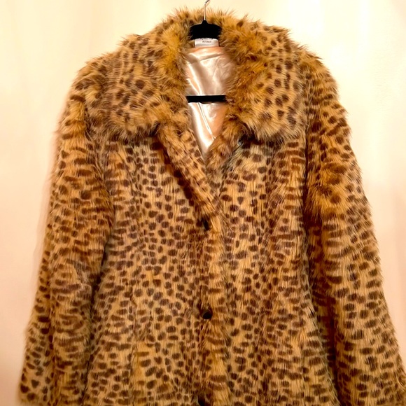 Jsabella’s Journey. Signature Collection. Cheetah, leopard Faux Fur Coat. L NWOT - Picture 3 of 8